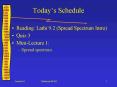 Todays Schedule