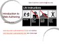 Introduction to Web Authoring