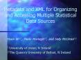 Metadata and XML for Organizing and Accessing Multiple Statistical Data Sources