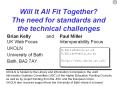 Will It All Fit Together The need for standards and the technical challenges
