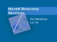 Novell Directory Services