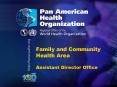 Family and Community Health Area
