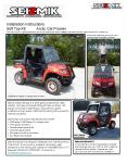 Seizmik makes soft tops and other great accessories for utility vehicles. Our tops are the best fitt