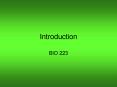 BIO 223