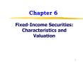 FixedIncome Securities: Characteristics and Valuation