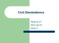 Civil Disobedience