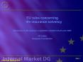EU rules concerning life insurance solvency