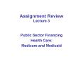 Assignment Review Lecture 3