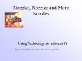 Nozzles, Nozzles and More Nozzles