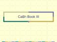 Ca$h Book III