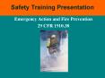 Emergency Action and Fire Prevention