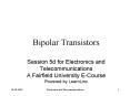 Bipolar Transistors