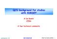 QCD background for studies with SIMDET