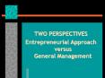 TWO PERSPECTIVES