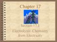 Electrolysis: Chemistry from Electricity