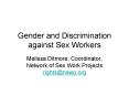 Gender and Discrimination against Sex Workers