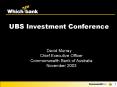 Merrill Lynch Australasia Investment Conference