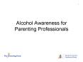 Alcohol Awareness for Parenting Professionals