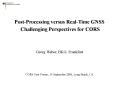 CORS User Forum