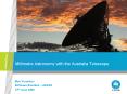Millimetre Astronomy with the Australia Telescope