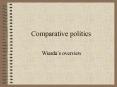 Comparative politics