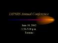 IAPSRS Annual Conference