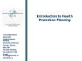 Introduction to Health Promotion Planning