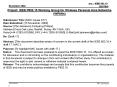 Project: IEEE P802'15 Working Group for Wireless Personal Area Networks WPANs