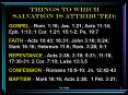 Things to which salvation is attributed:
