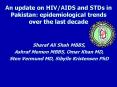 An update on HIVAIDS and STDs in Pakistan: epidemiological trends over the last decade