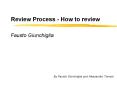 Review Process - How to review