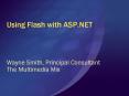Using Flash with ASP'NET