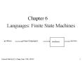 Languages: Finite State Machines