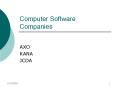 Computer Software Companies