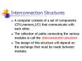 Interconnection Structures