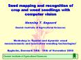 Seed mapping and recognition of crop and weed seedlings with computer vision