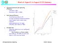 Week of August 5 to August 12 D0 Summary