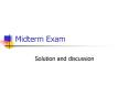 Midterm Exam