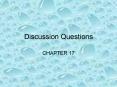 Discussion Questions