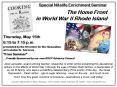 Special Nitelife Enrichment Seminar The Home Front in World War II Rhode Island