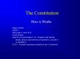 The Constitution
