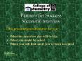 Partners for Success Successful Interview