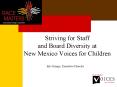 Striving for Staff and Board Diversity at New Mexico Voices for Children
