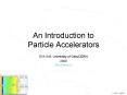 An Introduction to Particle Accelerators