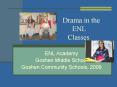 Drama in the ENL Classes