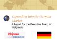 Expanding Into the German Market