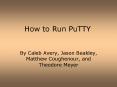 How to Run PuTTY