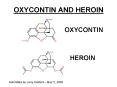 OXYCONTIN AND HEROIN