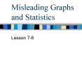 Misleading Graphs and Statistics