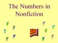 The Numbers in Nonfiction